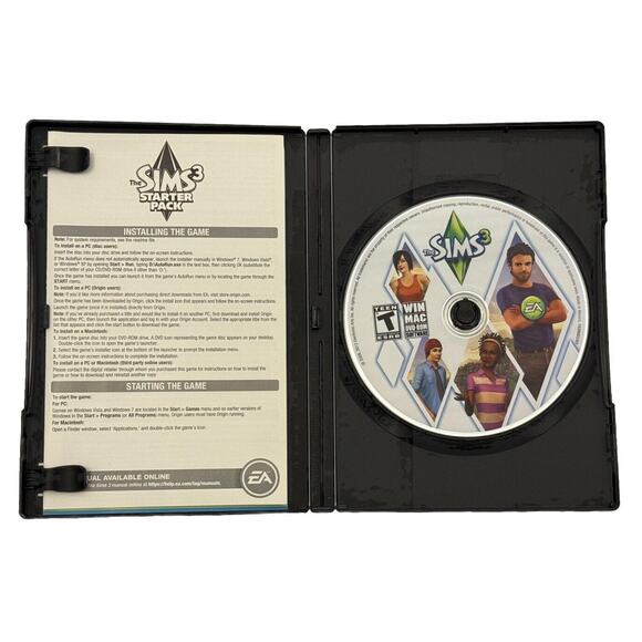 The Sims 3 PC/MAC Starter Pack 3-Disc Set - Very Good, Near Mint Condition - Picture 3 of 6